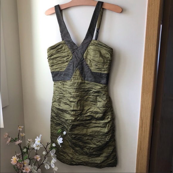 BCBG Max Azria Olive Dress - Picture 2 of 5